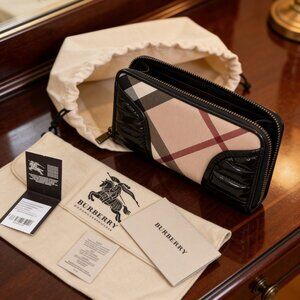 Burberry LG ZIGGY Long Wallet
